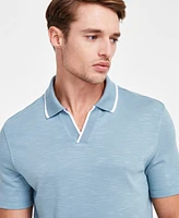 Alfani Men's Johnny Collar Polo, Created for Macy's