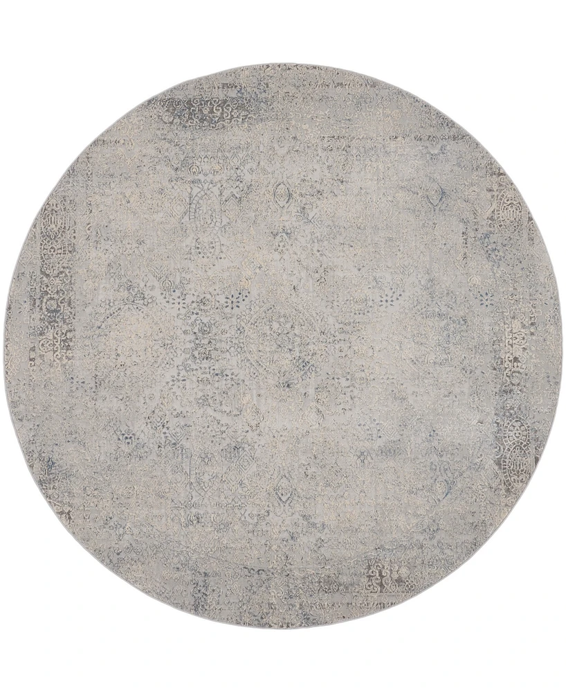 Nourison Home Rustic Textures RUS09 5'3"x5'3" Round Area Rug