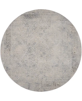 Nourison Home Rustic Textures RUS09 5'3"x5'3" Round Area Rug