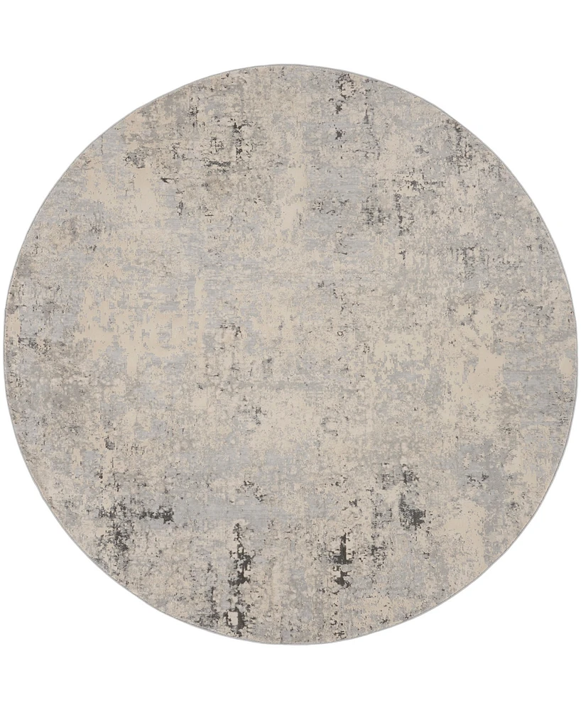 Nourison Home Rustic Textures RUS07 7'10"x7'10" Round Area Rug