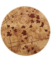 Nourison Home Somerset ST70 5'6"x5'6" Round Area Rug