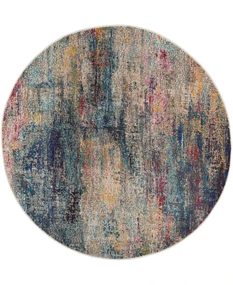Nourison Home Celestial CES16 5'3"x5'3" Round Area Rug