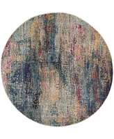 Nourison Home Celestial CES16 5'3"x5'3" Round Area Rug