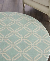 Nourison Home Jubilant JUB17 5'3"x5'3" Round Area Rug