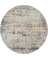 Nourison Home Rustic Textures RUS14 7'10"x7'10" Round Area Rug