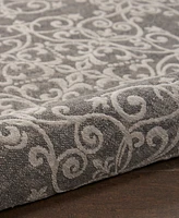 Nourison Home Damask DAS01 5'x7' Area Rug