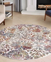 Nourison Home Ankara Global ANR06 6'x6' Round Area Rug