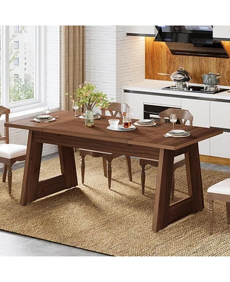 Tribesigns Dining Table for 4-6 People, 63