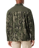 Bass Outdoor Men's Relaxed Fit Camo Worker Shirt Jacket