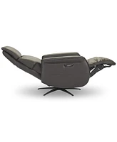 Lennix Leather Tv Recliner with Massage, Created for Macy's