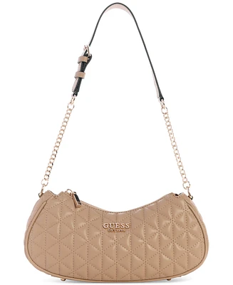 Guess Kori Top Zip Medium Quilted Shoulder Bag