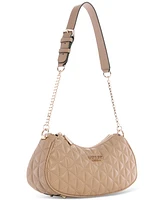 Guess Kori Top Zip Medium Quilted Shoulder Bag