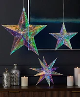 Seasonal Prismatic Traditional Star Led Lights 24"