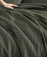 Kenneth Cole New York Houndstooth Embossed 3-Pc. Comforter Set