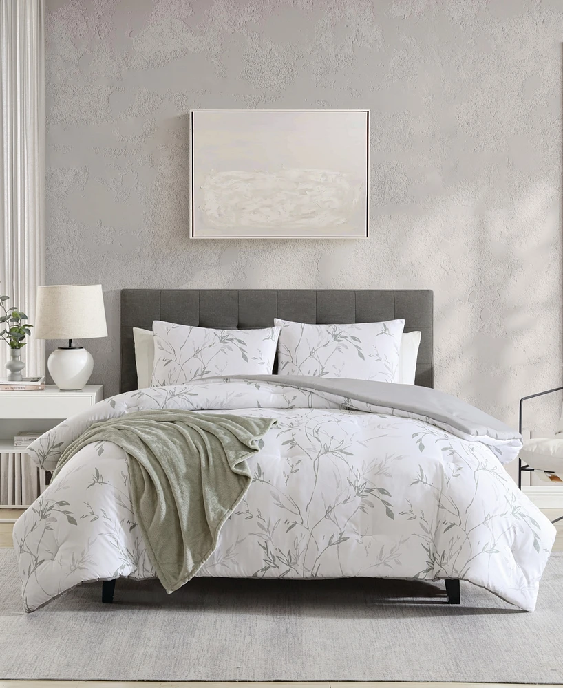 Kenneth Cole New York Ink Wash Vine 4-Pc. Comforter Set