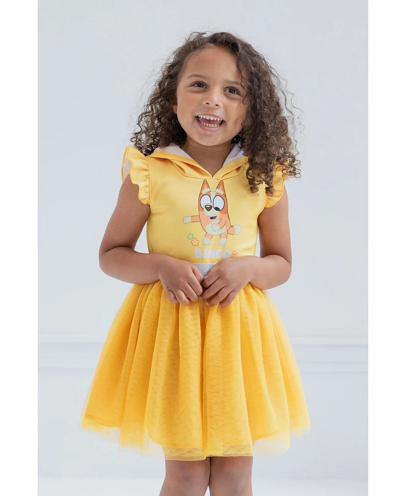 Bluey Toddler Girls Mesh Cosplay Dress