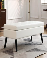 Streamdale Furniture Storage Bench with Storage Bench for Bedroom End of Bed Bench Foot of Bed Bench Entryway Bench Storage Ottoman Bench 43.3" W x 17