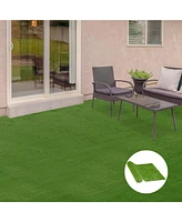 Streamdale Furniture 10' x 3' Artificial Turf Grass with Simulated Look & Feel Uv Protection, & Drain Holes for Rain, 1.25" Height