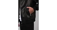 Furniq Uk Men's Leather Jacket, Black, Created for Macy's