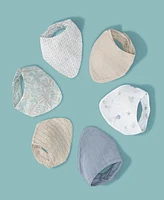 Crane Baby Infants Cove Sea Life Muslin Bib, 3-Pc. Set