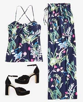 On 34th Womens Cami Pants Drop Earrings Platform Sandals Created For Macys