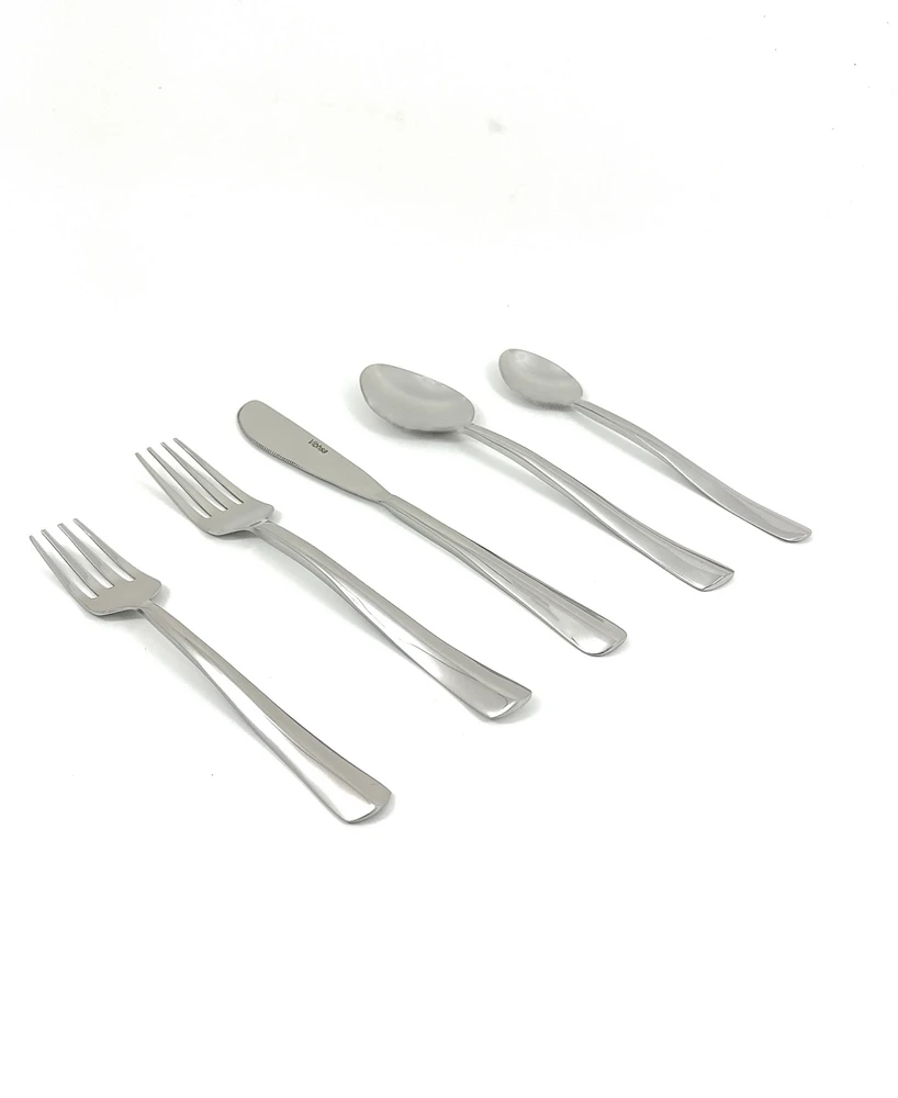 Vibhsa Swirl 20-Pc. Flatware Set, Serving for 4