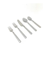 Vibhsa Double Dora 20-Pc. Flatware Set, Serving for 4