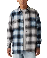 Levi's Men's Relaxed-Fit Pieced Colorblocked Utility Shirt Jacket