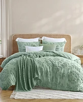 Peri Home Chenille Laurel 3-Pc. Duvet Cover Set