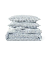 Peri Home Ikat Eyelet 3-Pc. Duvet Cover Set, Full/Queen