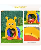 Simplie Fun Caterpillar Tunnel for Kids, Outdoor Indoor Climb and Crawl Through, Play Equipment for Toddler 3