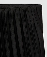 Mango Women's Pleated Long Skirt