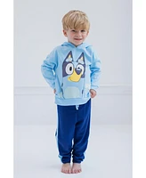 Bluey Toddler Boys Fleece Hoodie and Pants Outfit Set to