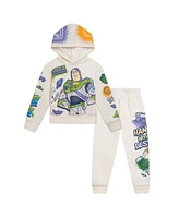 Toy Story Toddler Boys Disney Pullover Fleece Hoodie and Jogger Pants Outfit Set to (2T - 10-12