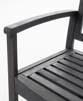Loja Bench: Durable Acacia Wood Bench For Outdoor Comfort And Style