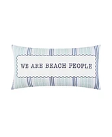 Levtex Ocean Meadow Applique Decorative Pillow, 12" x 24"