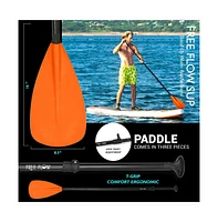 SereneLife Free-Flow Inflatable Stand-Up Paddle-Board (Sup), 10.5 ft.