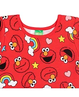 Sesame Street Baby Girls Elmo Abby Cadabby Dress and Scrunchie to