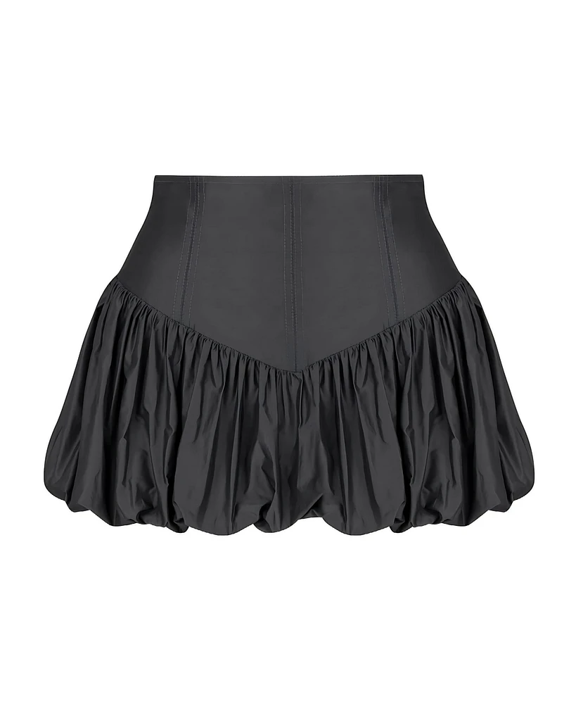 Nocturne Women's Taffeta Mini Skirt