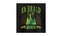 Hybrid Apparel Trendy Juniors Wicked Emerald City Graphic Cropped Hoodie