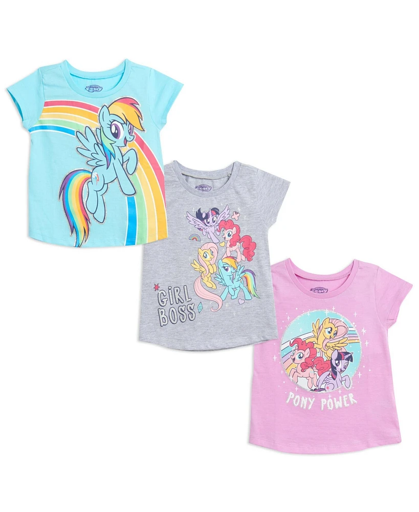 My Little Pony Girls 3 Pack T-Shirts