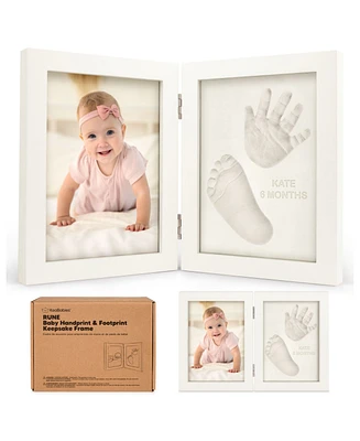 Rune Baby Hand and Footprint Kit Frame, Shower Gifts for Girls, Boys, Newborn Makers