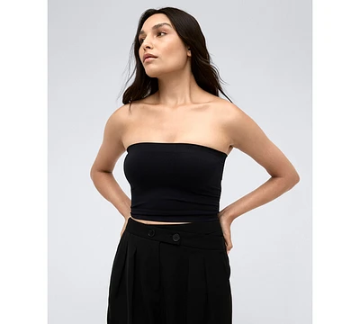 Kenneth Cole Women's Seamless Cropped Tube Top