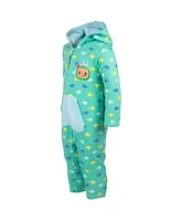 CoComelon Toddler Boys Jj Fleece Zip Up Coverall