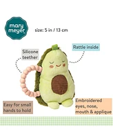 Mary Meyer Teether Baby Rattle, Yummy Avocado - Assorted Pre