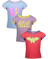 Dc Comics Girls Justice League 3 Pack T-Shirts