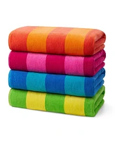 Ben Kaufman 100% Cotton Velour Towels - Oversized Luxury Beach Towels - Absorbent & Fast Drying Beach Essential