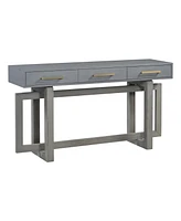 Elegant Console Table with Three Drawers, Extra Long Entryway Table for Entryway, Hallway, Living Room, Foyer, Corridor