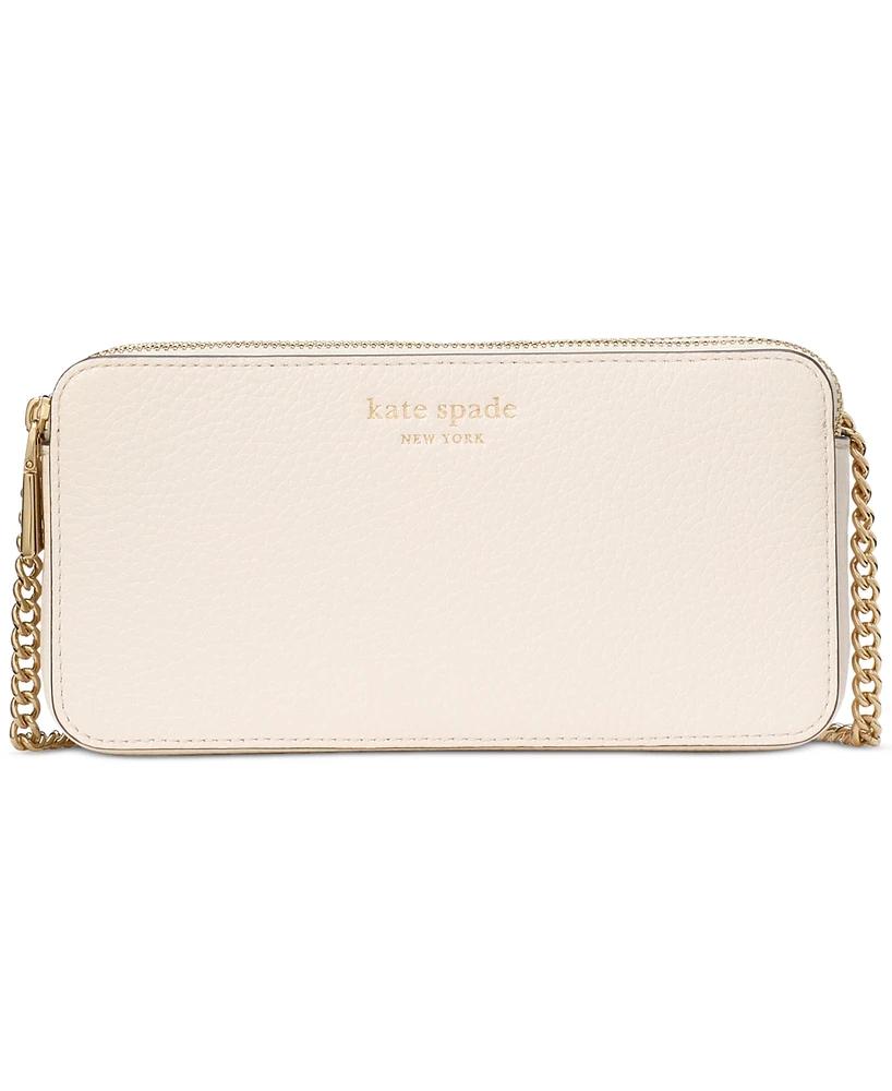 kate spade new york Taylor Pebbled Leather Double Zip Crossbody