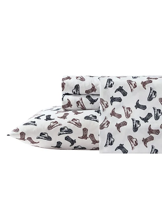Closeout! Wrangler Microfiber 3-Pc. Sheet Set, Twin